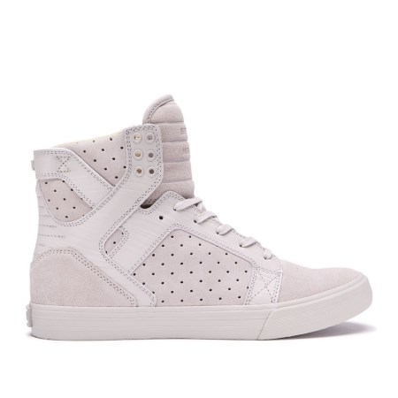 Supra Skytop - Γυναικεια Sneakers Ψηλα - Γκρι (GR2375)
